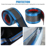 Car Bumper Skirt Protector Rubber Splitter Spoiler Side Universal Strip 3M x 5CM