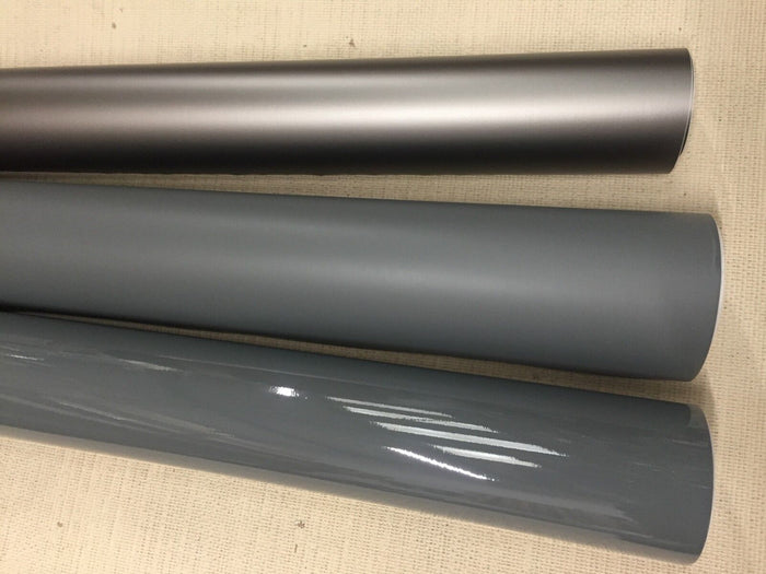 Matt Grey GREY Gloss, Matte Vinyl Wrap Sheet Car Wrap 'Air Bubble Free' Car wrapping UK