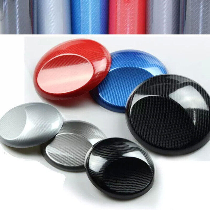 Black and Silver Carbon Fibre 2D 3D 4D 5 Car Vinyl Wrap sticker film car wrapping Multi Sizes