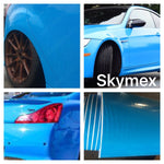 Car Vinyl Wrap LIGHT BLUE Gloss Sheet Car Wrap Vinyl Wrapping Air Bubble Free