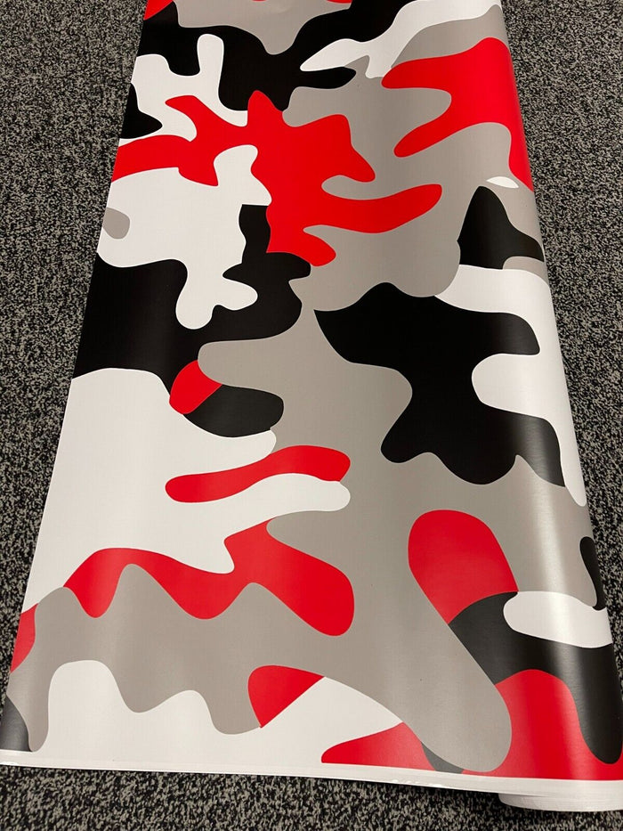 Car Vinyl Wrap Sticker Film Large Triangle CAMOUFLAGE DIY Auto 30cm x 1.52m Camo