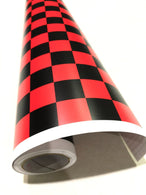 Check BLACK and BLUE CHECK CHEQUERED MATT CAR VINYL WRAP AUTO WRAPPING GRAPHIC stickerbomb Car Roof