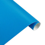 BLUE gloss BLUE Carbon Fibre matte Gloss Vinyl Film Car Wrap DIY Waterproof 30cm x 1.52m