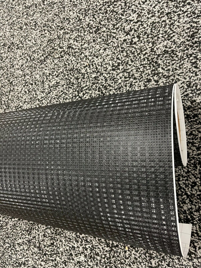 URBAN 3D Black Carbon Fibre Car Vinyl Wrap film Sheet Wrapping Generation