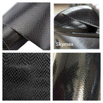 BLACK CROCODILE SKIN Crocodile Snake Skin Car Vinyl Wrap Film Black White Gold - Air Free Bubble