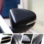 4D BLACK Carbon Fibre Car vinyl wrap Sheet Sticker film Car wrapping air free