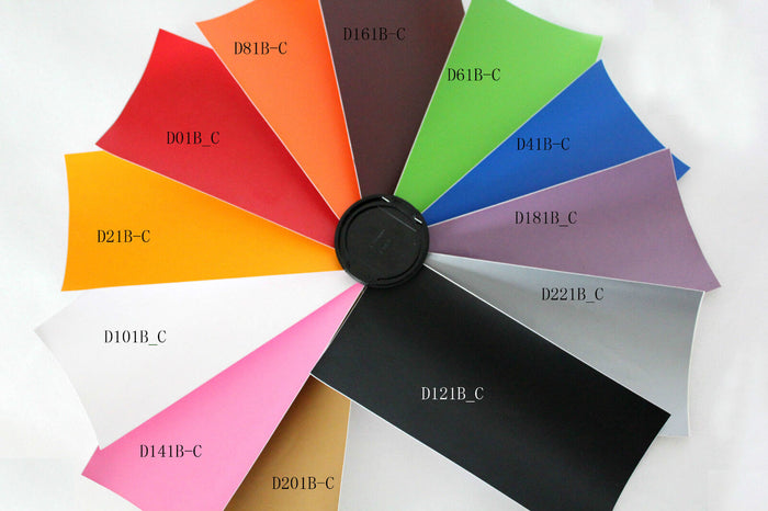 Black *Matte Finish Vinyl Car Wrap Black Blue Red Yellow Green White Air Bubble Free*