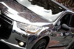 *Mirror Chrome Silver Vinyl Wrap Air Release Bubbles Free - 30cm x1.52m Car Wrap