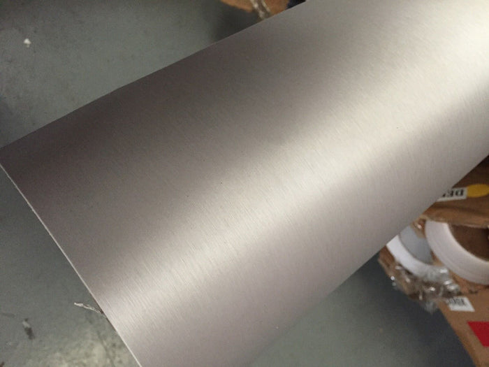 Dark Grey Vehicle Vinyl wrapping film  Brushed Aluminium Car Vinyl Wrap sticker Auto