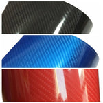 Gloss Black 30CM x 1.52M 5DM Carbon Fibre Vinyl Wrap (Air/Bubble Free) Gloss car wrapping