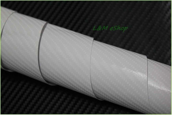 Green NEW 4D Carbon Fibre Vinyl Wrap Sticker Sheet Film -Looks Like Real Carbon Fibre