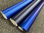 Car Vinyl Wrap Brushed Aluminium Air Bubble Free Vinyl wrapping Film BLUE Colour