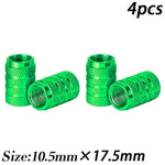 4x Tyre Air Valve Dust Caps Car Bike Motorcycle Vehicle tire stems cap universal