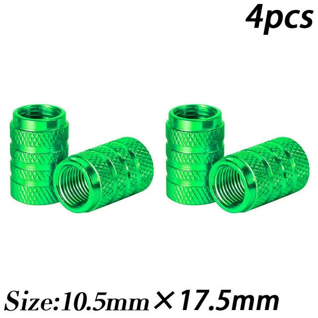 4x Tyre Air Valve Dust Caps Car Bike Motorcycle Vehicle tire stems cap universal