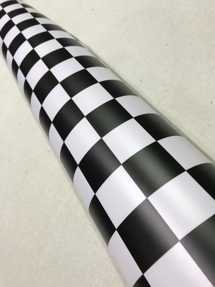 RED stickerbomb   CHECK CHEQUERED MATT CAR VINYL WRAP AUTO WRAPPING GRAPHIC stickerbomb Car Roof