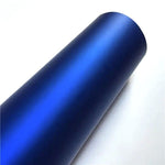 BLUE Carbon Fibre matte Gloss Vinyl Film Car Wrap DIY Waterproof 30cm x 1.52m