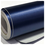 Royal Blue High quality Brushed Metallic Vinyl Wrap Different Colour Sizes Air Bubble Free