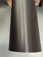 Black Vehicle Vinyl wrapping film  Brushed Aluminium Car Vinyl Wrap sticker Auto