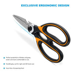 5x Scissors Kitchen 5 in 1 Multi Purpose Stainless Steel Shears Classy Heavy