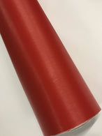 Red Brushed Aluminium Car Vinyl Wrap sticker film 'Air Free'Vehicle Auto wrapping UK