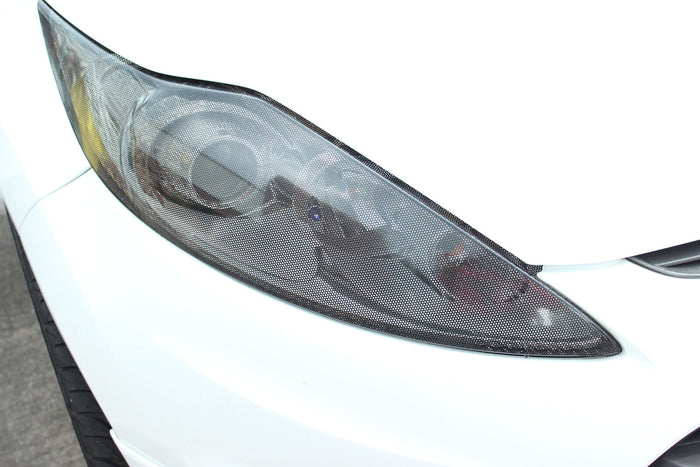 White Perforated Mesh Film For Headlight Car Tinting Tint Like Fly-Eyes Vinyl wrap UK