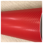 4D carbon Fibre RED  RED Carbon Fibre matte Gloss Vinyl Wrap Car (Air/Bubble Free) All Colours