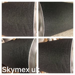 GLITTER BLACK Matt Vinyl Wrap Sheet Sticker Film Air bubble Free Car Wrap.