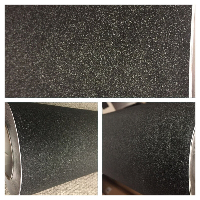 BLUSHED BLACK Matte CHROME LIGHT BLACK, FROSTED BLACK , glitter, Brushed Black Vinyl Car Wrap