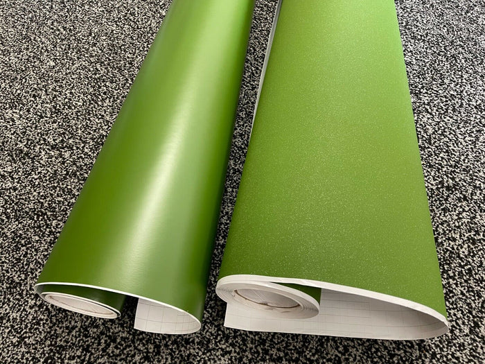 Car Vinyl wrap Matte Army Satin Glitter Green Car wrapping Sheet film Sticker