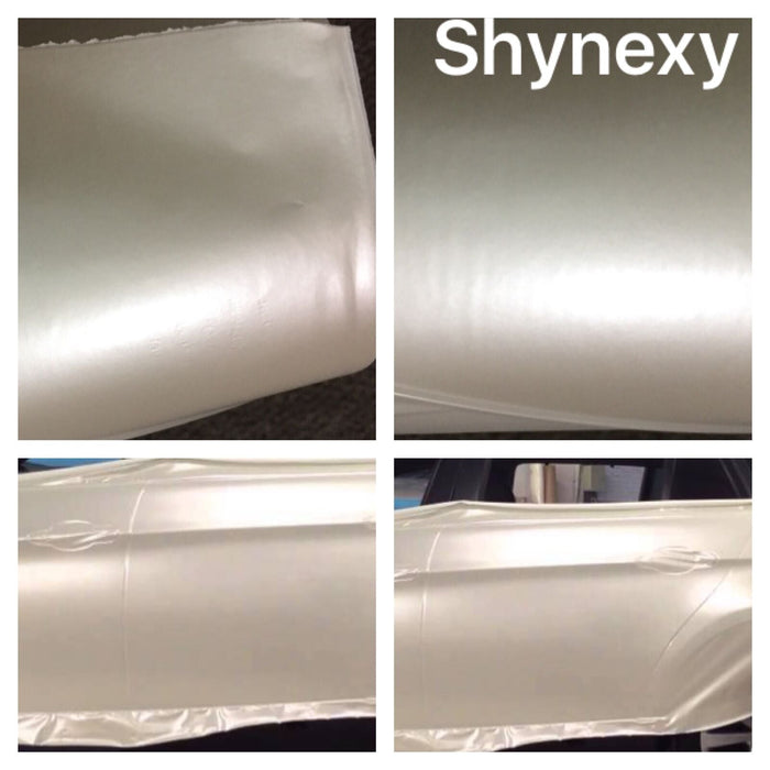 Gloss White Pearlescent White Pearl Vinyl Wrap Sheet Car Wrap Vinyl Wrapping Gloss matte