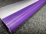 3D-Carbon-Fiber-Vinyl-Car-Wrap-Sheet-Film-Car-stickers-Decals-Vehicle-PURPLE