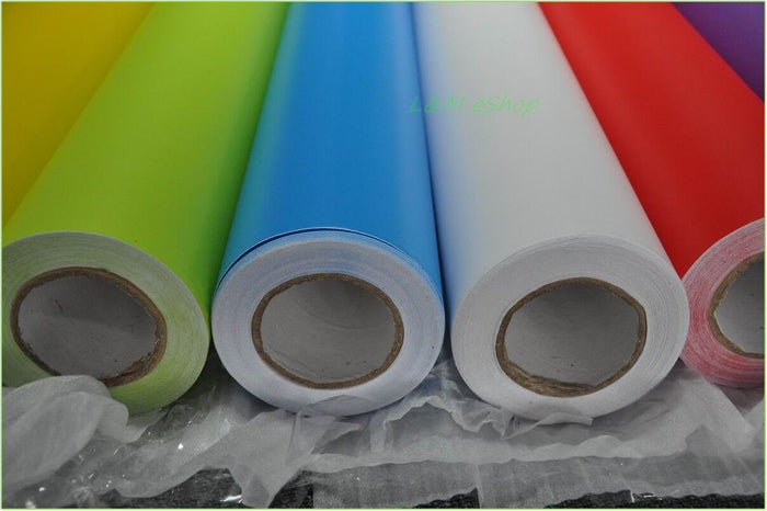 White Car Vinyl Car Wrap Matte - Air Free Bubble- Car vinyl wrapping Sticker film