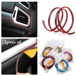 5M BLUE Car Interior Exterior Decor car dashboard Edge Moulding Trim Strip Gift