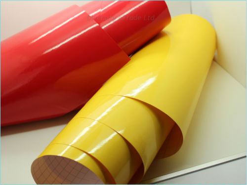 Car Wrap Vinyl RED Gloss Car Vinyl Wrapping sticker film : Air Bubble Free