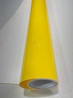 Car Vinyl Wrap Sticker Film Super Bright YELLOW Gloss Air Free Car wrapping UK