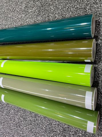 Super Gloss GREEN Car Vinyl Wrap Sheet Film Wrapping Air Bubble Free' wrapping UK