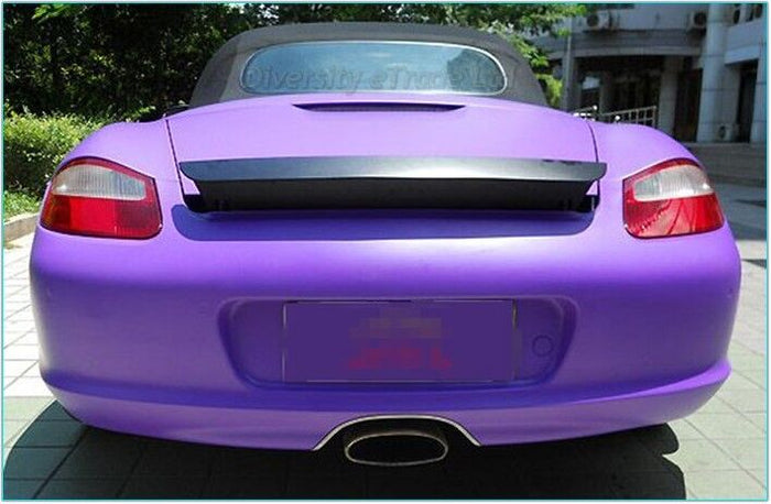 Purple *Matte Finish Vinyl Car Wrap Black Blue Red Yellow Green White Air Bubble Free*