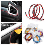 5M PURPLE Car Interior Exterior Decor car dashboard Edge Moulding Trim Strip