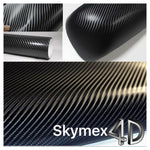 Car vinyl wrap film 3D 4D 7 BLACK Carbon Fibre Auto Motorcycle ( 30cm x 1.52m )