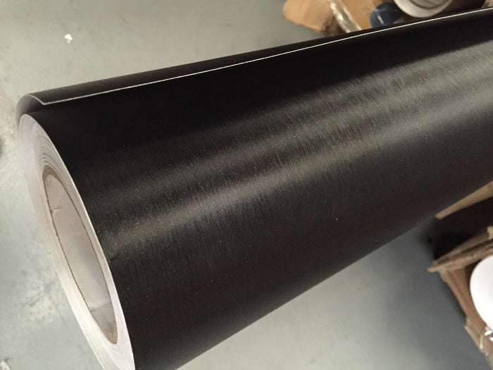 Dark Grey Vehicle Vinyl wrapping film  Brushed Aluminium Car Vinyl Wrap sticker Auto