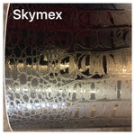 White Crocodile Skin  Car Vinyl wrap -Crocodile Snake Skin -Steker Film Gloss Self Adhesive air free