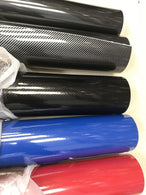 7 Diagonal BLUE 5Diagonal Carbon Fibre Vinyl Wrap Sheet Film Sticker Car wrap 2D 3D 4D Carbon