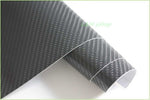 Yellow 4D:Carbon Fibre Car Vinyl Wrap Sticker Sheet Film Vehicle Auto Air Free Wrapping