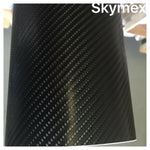 Vinyl Wrap 3D 4D 7 BLACK Carbon Fibre DIY Waterproof Auto Motorcycle Car wrap