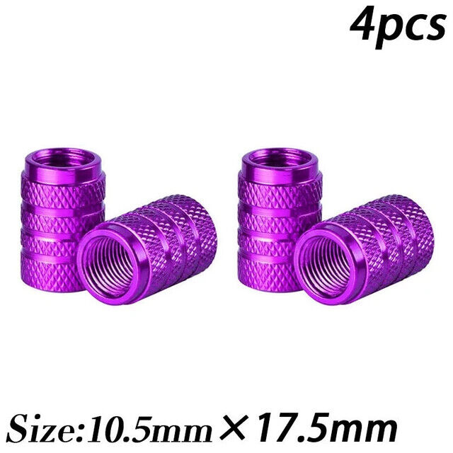 4x Tyre Air Valve Dust Caps Car Bike Motorcycle Vehicle tire stems cap universal