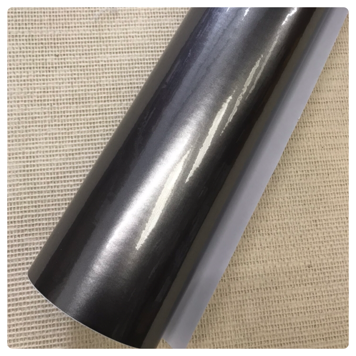 satin Metallic Grey DNK7002  PREMIUM Metallic glossy matte Vinyl Wrap Car wrapping Film (Air/Bubble Free)