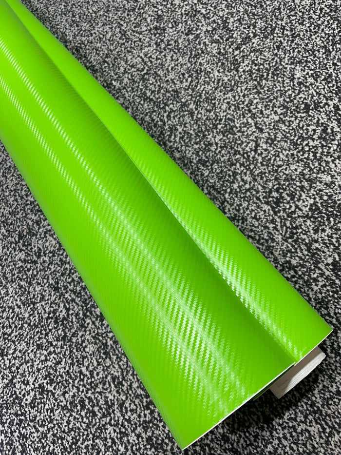 3D-Carbon-Fiber-Vinyl-Car-Wrap-Sheet-Roll-Film-Car-stickers-Decals-Vehicle-GREEN