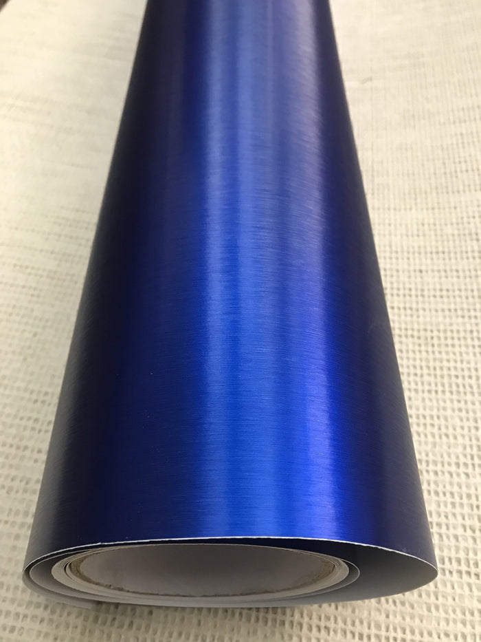 Dark BLUE Brushed aluminium  BLUE gloss BLUE Carbon Fibre matte Gloss Vinyl Film Car Wrap DIY Waterproof 30cm x 1.52m