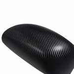 Car Vinyl wrap 4D Carbon Fibre Film( 30cm x 1.52m )Free Tyre Valve Caps BLACK