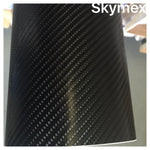 Green NEW 4D Carbon Fibre Vinyl Wrap Sticker Sheet Film -Looks Like Real Carbon Fibre